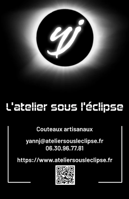 Carte de visite Atelier sous l'éclipse Recto