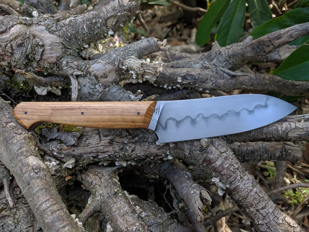 Couteau artisanal Bonap entier lame hamon – Atelier sous l’éclipse