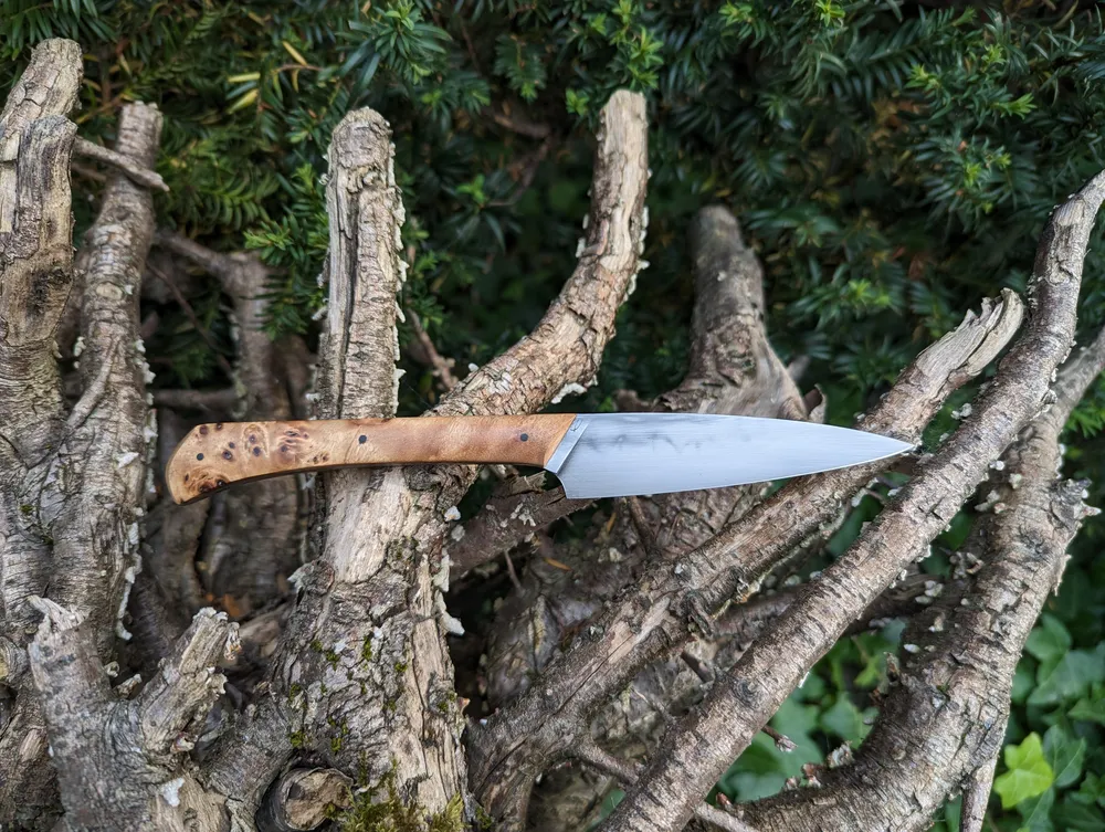 Couteau de table artisanal peuplier – Atelier sous l’éclipse